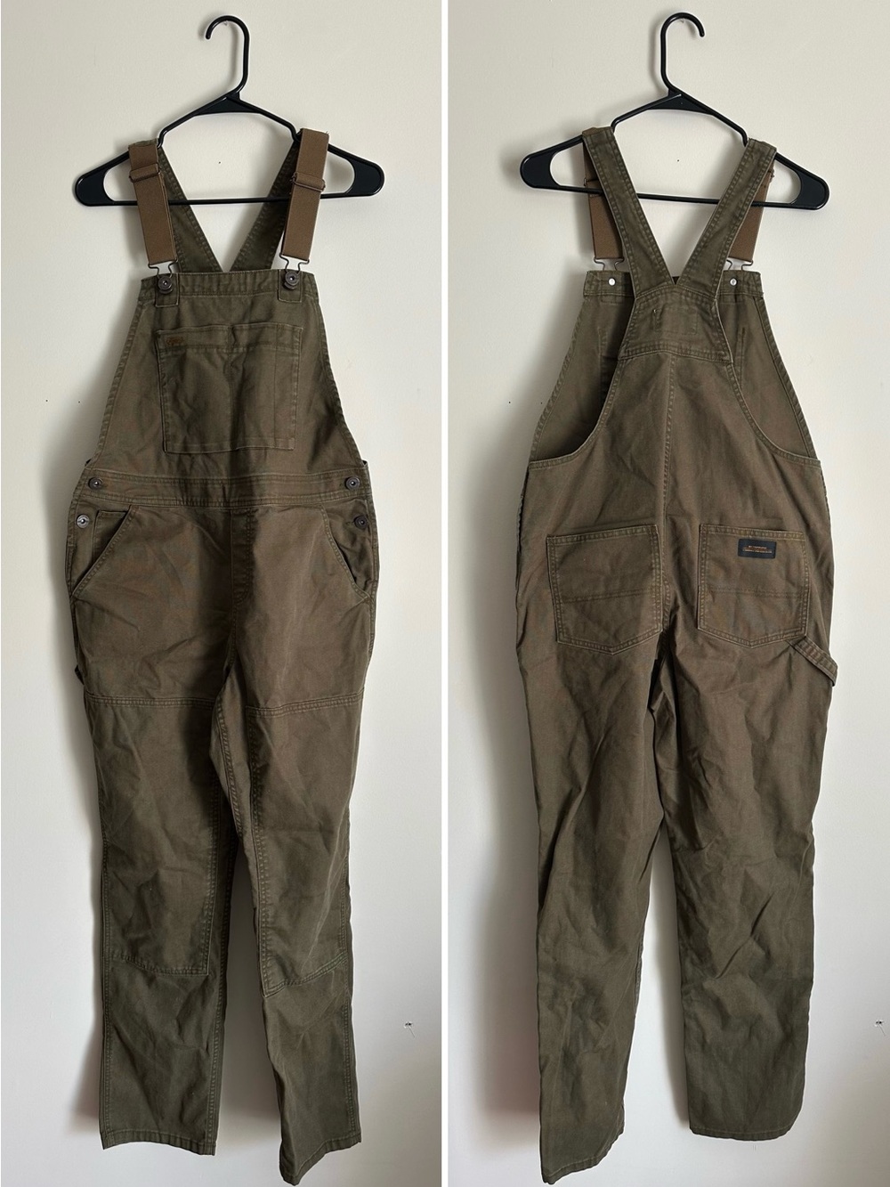 REI Co-op Women’s Utility Workwear Overalls Brown Size 12